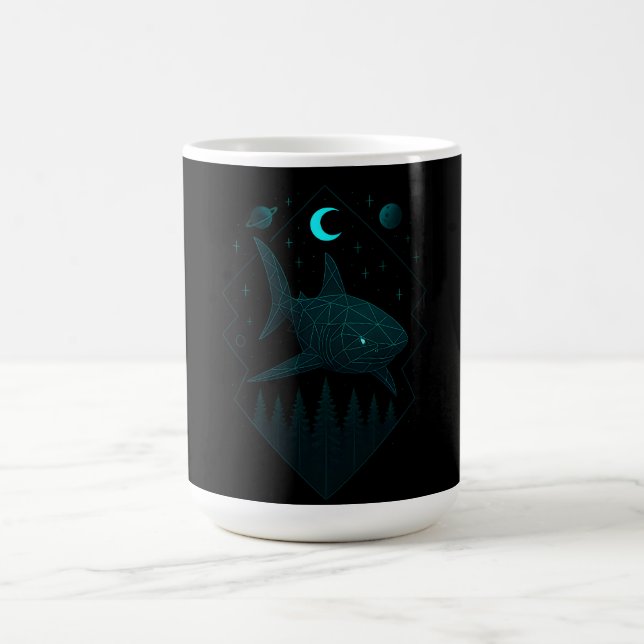 Astralhai - Kosmischer Ozean-Räuber Kaffeetasse (Mittel)