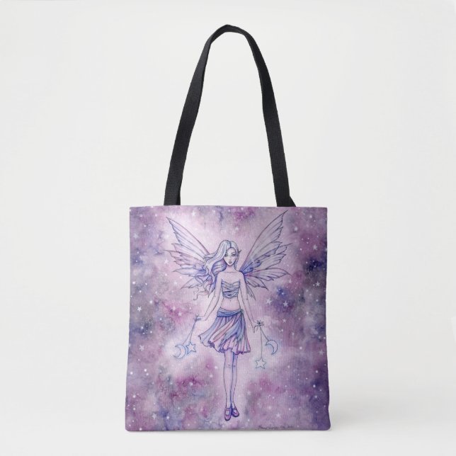 Astralina Niedlich Lila Fairy Fantasy Illustration (Vorderseite)