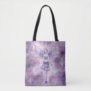 Astralina Süße Lila Fee Fantasy Illustration
