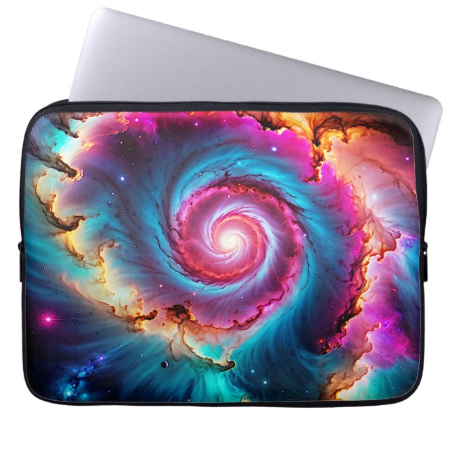 "Astralis" - Nebula und Galaxien Laptopschutzhülle (Vorderseite)