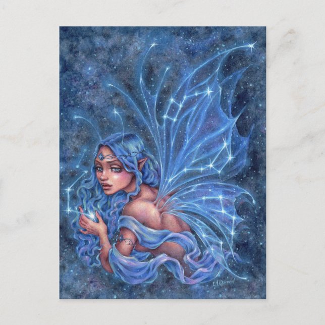 Astralische Fee Postkarte (Vorderseite)