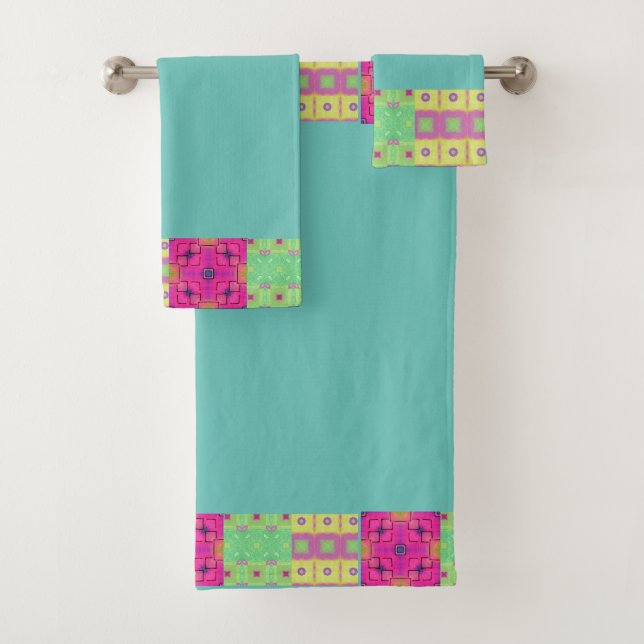 Astratto geometrico badhandtuch set (Insitu)