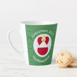Astrian Flag Christmas Angel Personalize Milchtasse