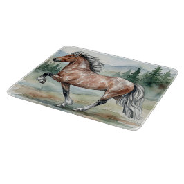 Astrid Tolting Icelandic watercolor Schneidebrett