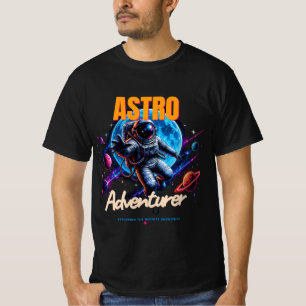 Astro-Abenteurer - Vintage-Sci-Fi-Weltraum-Design T-Shirt