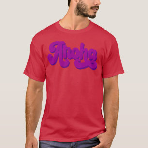 Astro Aroha Typografie 70er Jahre Geschenk T-Shirt