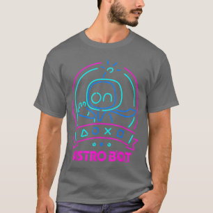Astro Bot Neon winkende Figur mit Icons Video S T-Shirt