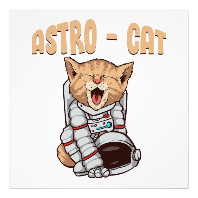 Astro Cat Fotodruck (Vorne)