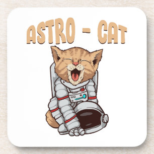 Astro Cat Getränkeuntersetzer