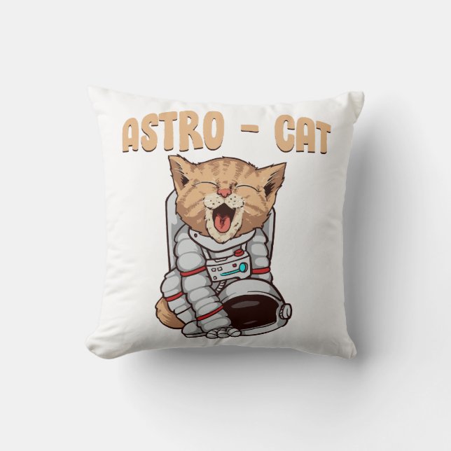Astro Cat Kissen (Vorderseite)