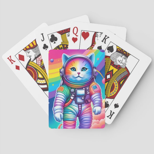 Astro-Cat-Spielkarten Spielkarten (Rückseite)