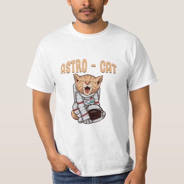 Astro Cat T-Shirt (Vorderseite)