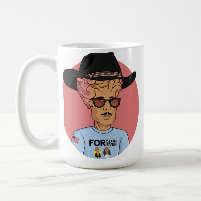 Astro-Cowboy Fan Kaffeetasse (Links)