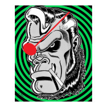Astro Creeps™: Garganta™/Kopfposter
