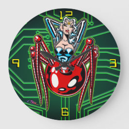 Astro Creeps™: Madam Mechanism™ Große Wanduhr