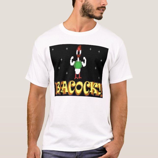 Astro Huhn Bacock! T-Shirt (Vorderseite)