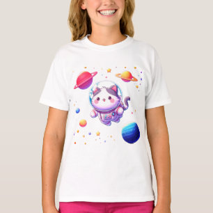 Astro-Katze Cartoon T-Shirt