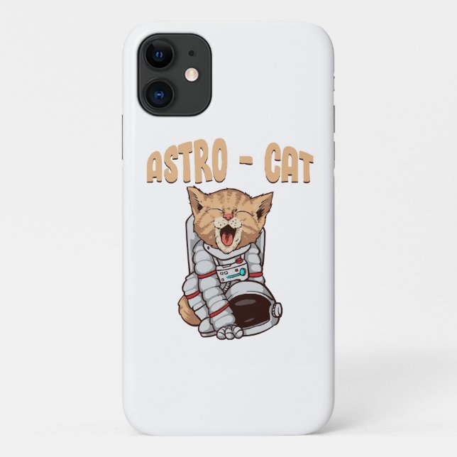 Astro-Katze Case-Mate iPhone Hülle (Rückseite)