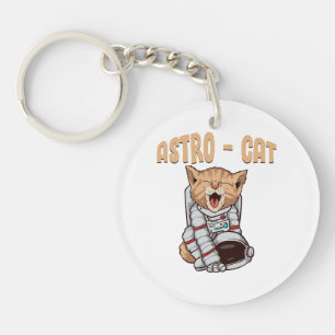 Astro-Katze Schlüsselanhänger