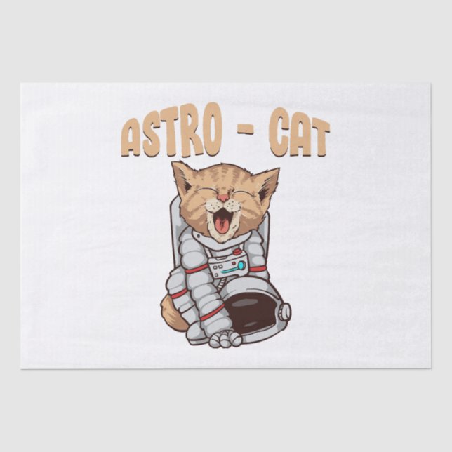 Astro-Katze Seidenpapier (Vorderseite)
