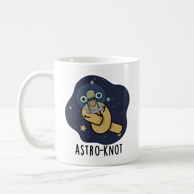 Astro-knot Funny Astronaut Pun  Kaffeetasse (Links)