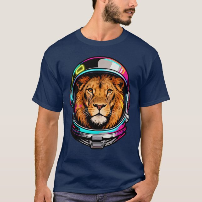 Astro Lion Color. T-Shirt (Vorderseite)