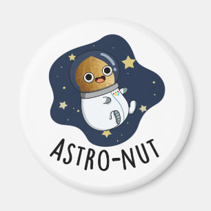 Astro-Nuss Astronautenpun Magnet