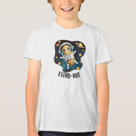 Astro-Nut Peanut, Astronaut Pun |  Tri-Blend Shirt