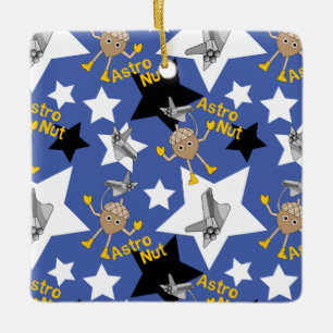 Astro Nut Stars Keramikornament