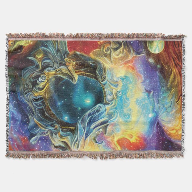 Astro Physik-Throw-Blanket Decke (Vorderseite)