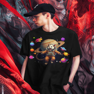 Astro-Possum: Der erstaunliche Opossum-Astronauten T-Shirt