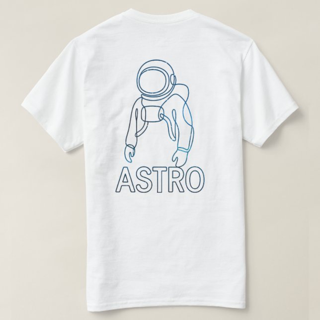 Astro T-Shirt (Design Rückseite)