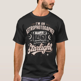 Astrofotografie-Kamera Astronomischer Nachthimmel  T-Shirt
