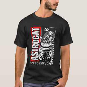 Astrokatze, Weltraumkatze, Astronautenkatze, Humor T-Shirt