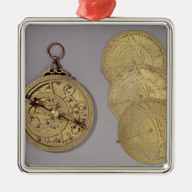 Astrolabe, 1216 silbernes ornament (Vorne)