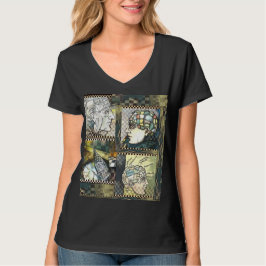 "Astrolabe 23" der Hanes der Frauen Nano-V-Hals T T-Shirt