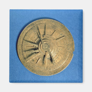 Astrolabe für Rechenhoroskope, europäisch Magnet