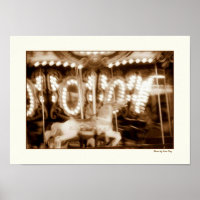 Astroland Karussell Poster