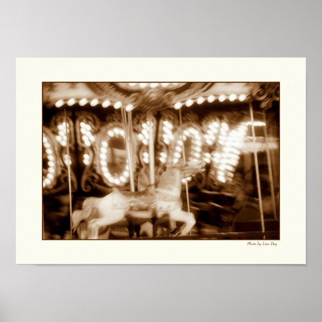 Astroland Karussell Poster (Vorne)