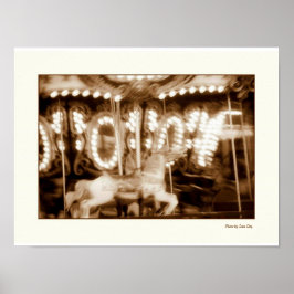 Astroland Karussell Poster