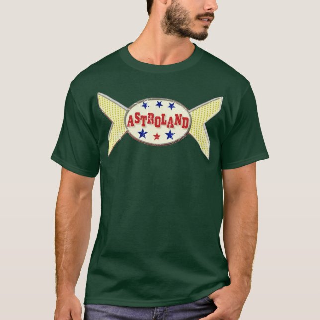 Astroland T - Shirt - Coney Island, NY - Retro Amu (Vorderseite)