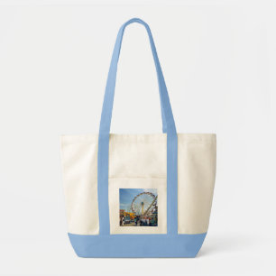 Astroland Vergnügungspark Leinwand Pocket Tasche
