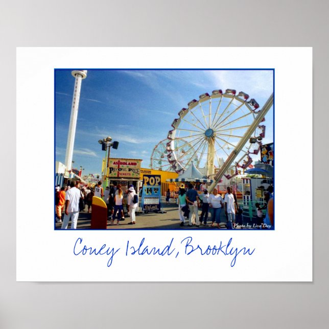 Astroland Vergnügungspark Poster (Vorne)