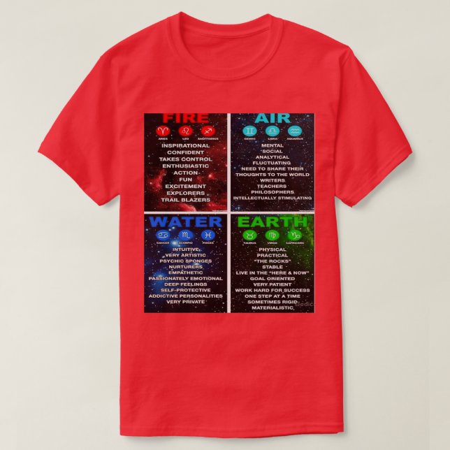 Astrologie 2 T-Shirt (Design vorne)