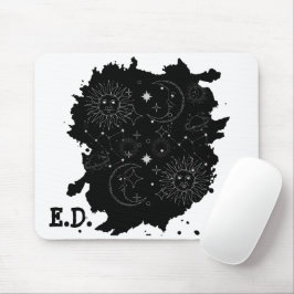 ASTROLOGIE(B&W)-MAUSPAD MOUSEPAD