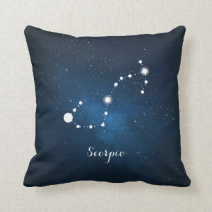 Astrologie Blauer Nebel Scorpio Kissen