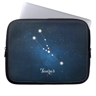 Astrologie Blauer Nebel Taurus Zodiac Zeichen Laptopschutzhülle