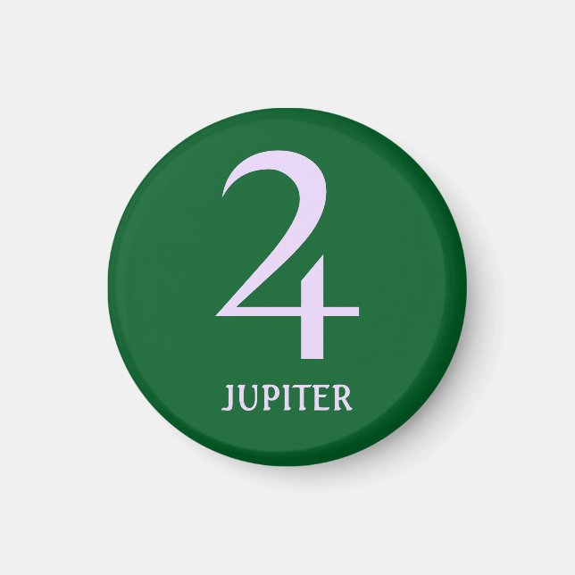 Astrologie-Diagramme: Das Magnet des Planeten Jupi (Vorne)