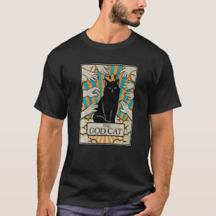 Astrologie Die Gott Katze Goth Tarotkartenleser He T-Shirt