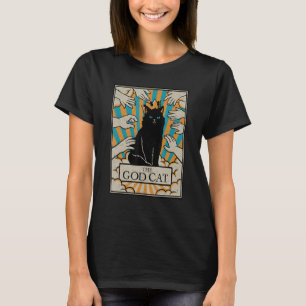 Astrologie Die Gott Katze Goth Tarotkartenleser He T-Shirt
